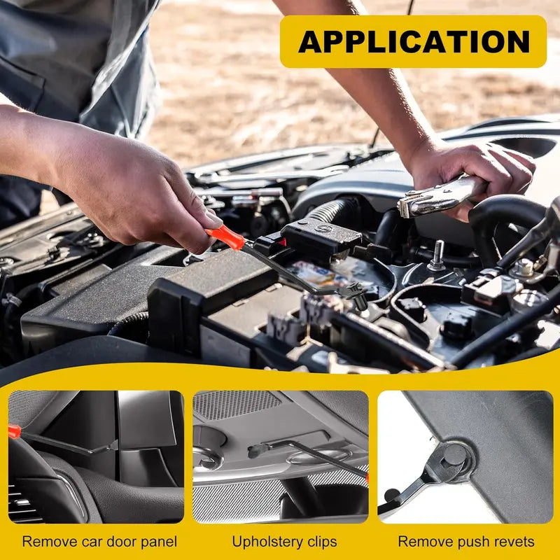 Door panels upholstery clips push rivets