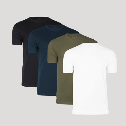 🧵 True Classic Men’s 4-Pack Short Sleeve Crew Neck T-Shirts