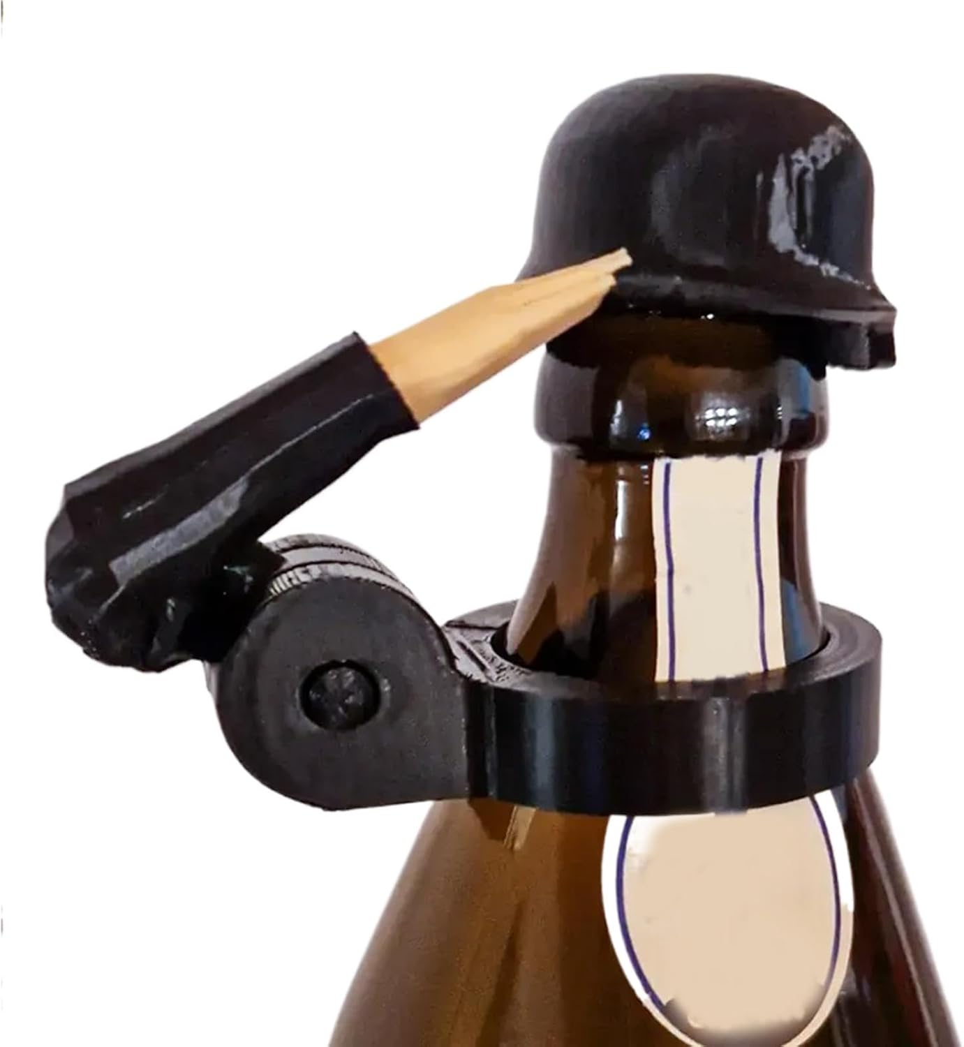 🔥Hot Sale 49% off🌟🪖 Reusable Soldier Salute Beer Bottle Helmet