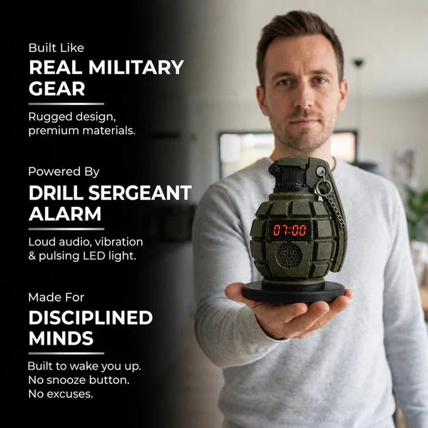 Grenade Alarm Clock