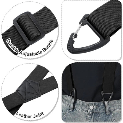 Men's X-Back Suspenders with Hook Clips