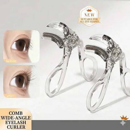 3 - PACK Wide-Angle Curler with Comb
