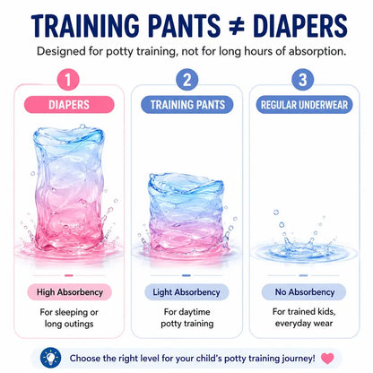 🚽🌱 Toddler Potty Training Pants 100% Cotton Soft Reusable Underwear