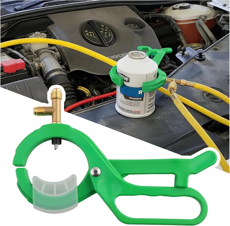 3-in-1 Refrigerant Can Tap Valve for R12 & R134A Car AC Charging