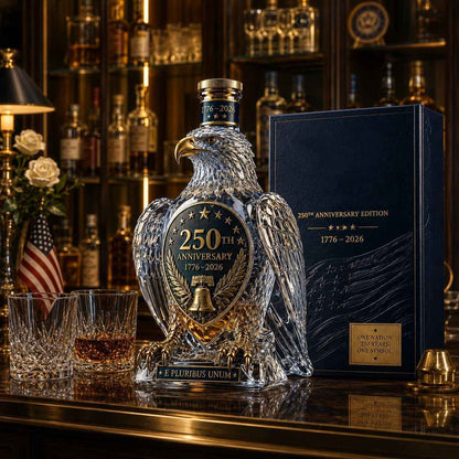 🏆 6K+ Sold! 🦅 Limited Edition Hawk Whiskey Bottle  250th Anniversary Collection