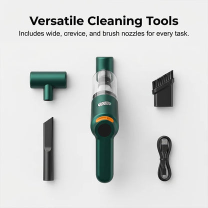 High-Power Cordless Vacuum Cleaner Kit for Car