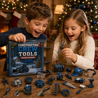 Construction Crew Tools Advent Calendar 2026 - 24-Day Festive Countdown