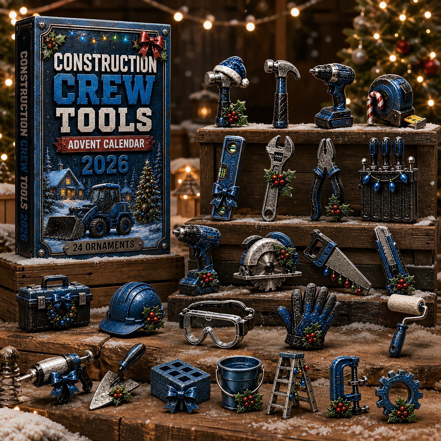 Construction Crew Tools Advent Calendar 2026 - 24-Day Festive Countdown
