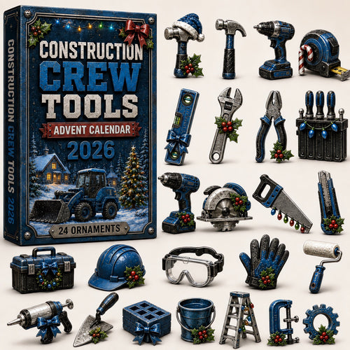Construction Crew Tools Advent Calendar 2026 - 24-Day Festive Countdown