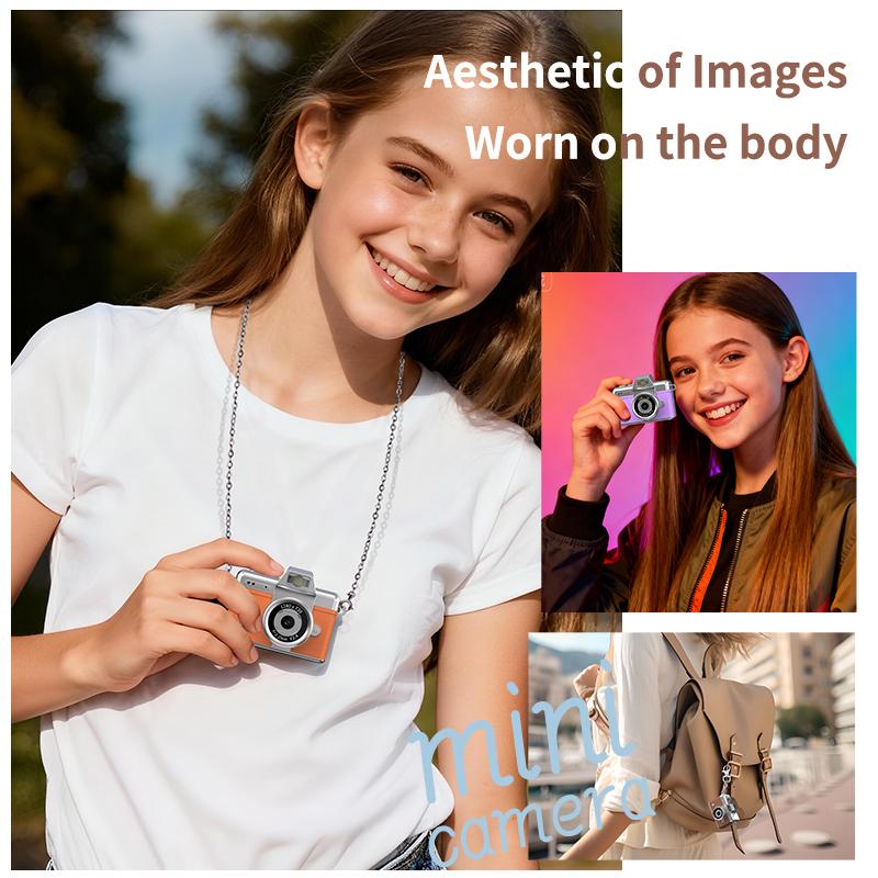 📸Mini Keychain Digital Camera – 32G Card & Charging Cable Included