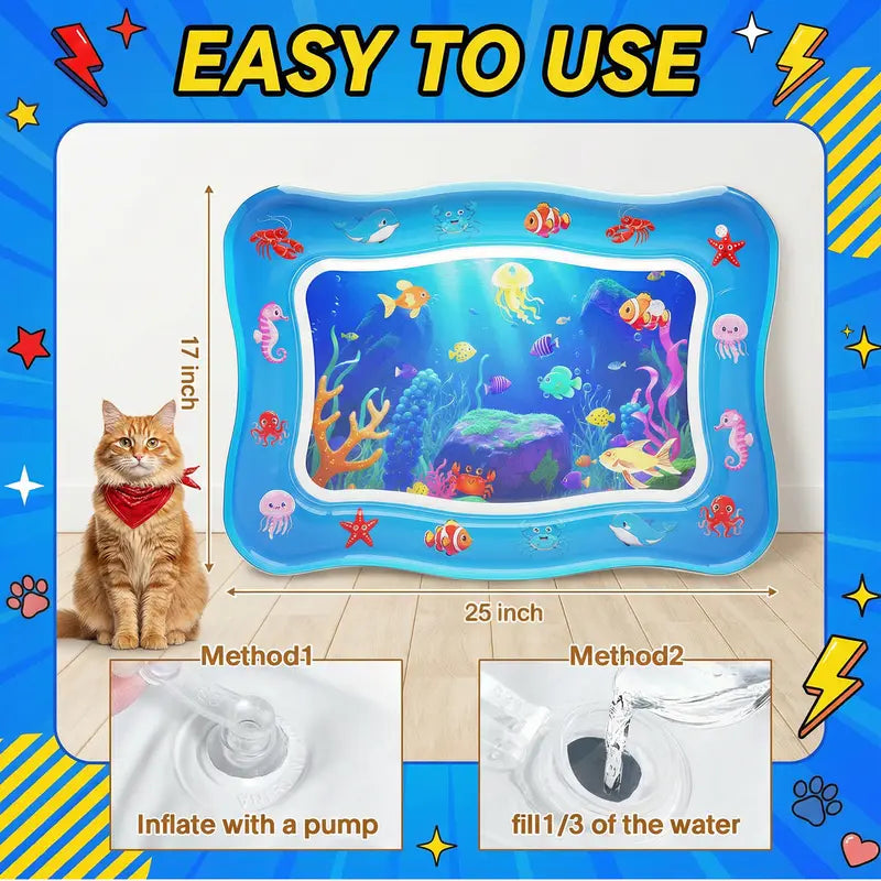 Vivid Undersea Pattern | Stimulate Your Cat’s Natural Hunting Instinct 🌊