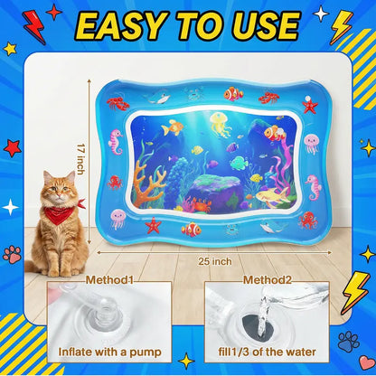 Vivid Undersea Pattern | Stimulate Your Cat’s Natural Hunting Instinct 🌊