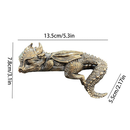Peaceful Bookshelf Dragon