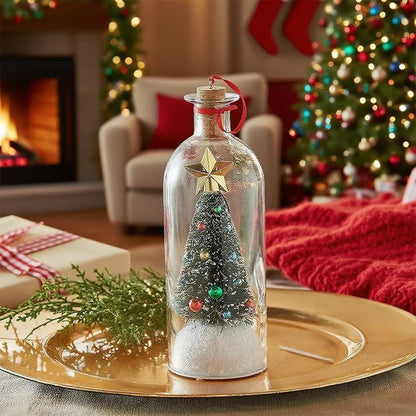 🔥Limited Time 50% Off🎄 8" Recordable Christmas Tree Message In A Bottle