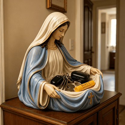 🕊️✨ Bring Peace & Elegance into Your Home. Virgin Mary Catch-All Bowl — 49% OFF Today