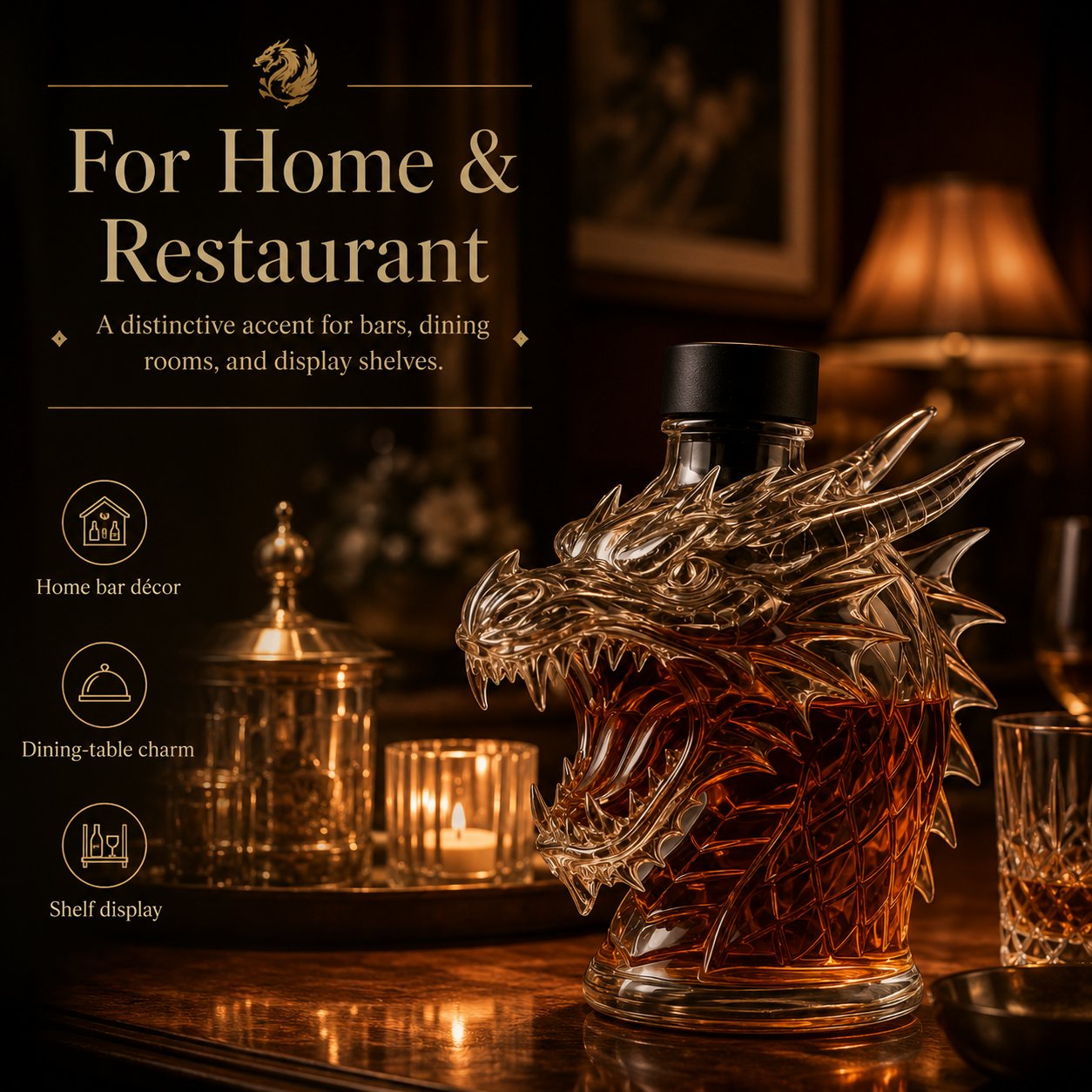 Dragon Head Whiskey Decanter🥃