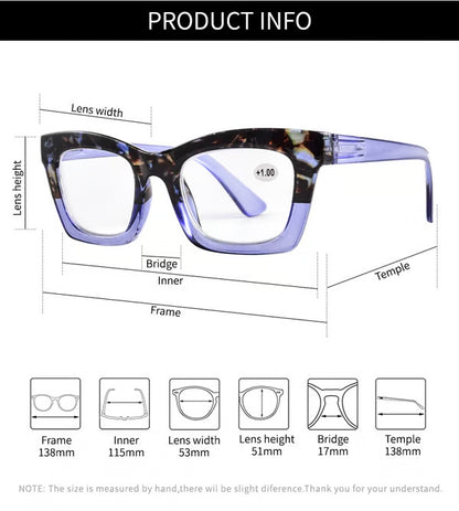 👓Anti Blue Light Glasses Set 4 Pairs Oprah Style Unisex Reading Glasses