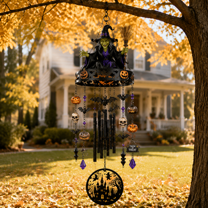 🔥🔥🔥2026 New High-Quality Fully Handmade Custom Witch-Themed Outdoor Wind Chime