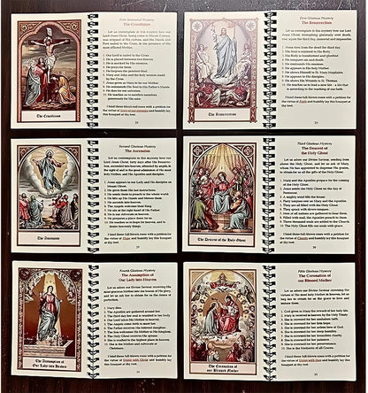 🔥 LAST DAY 50% OFF – 🙏 Pocket-Size Rosary Meditation Book | 15 Sacred Mysteries, Prayer Diagram, Complete Rosary Prayers & Lay-Flat 42-Page Guide ✝️