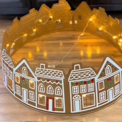 ✨LED Gingerbread Christmas Tree Collar✨