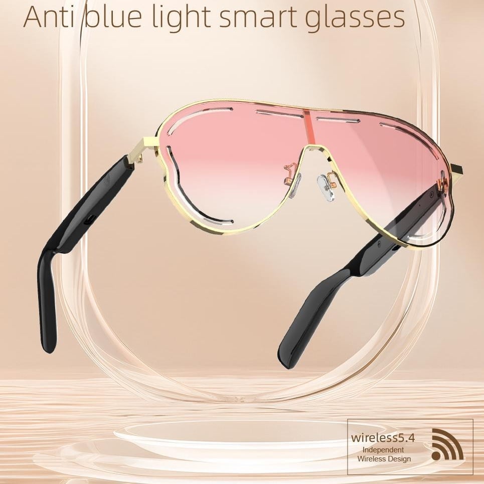Bluetooth 5.4 anti blue light smart glasses