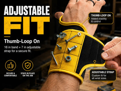 🧲Magnetic Tool Wristband | Hands-Free Hardware Holder