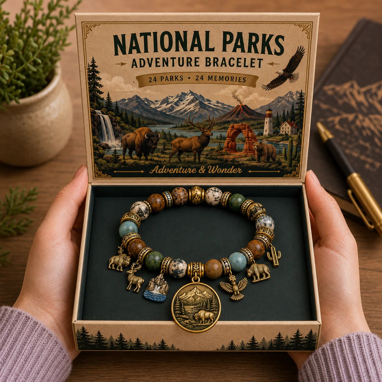 🔥 Last Day 69% OFF – 🏞️🙏 National Nature Park Faith Bracelet – Faith Meets Adventure