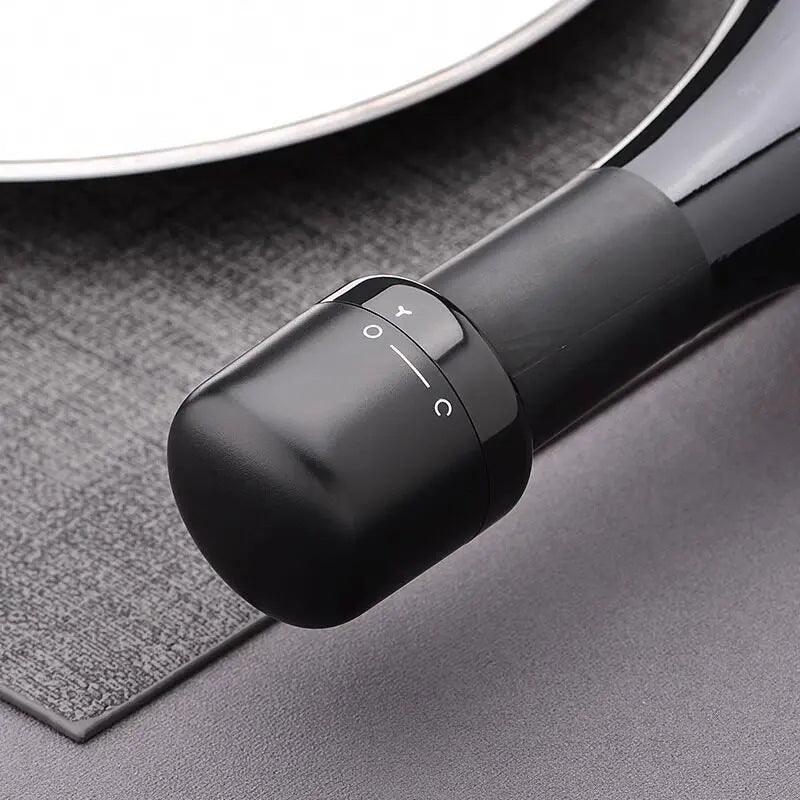Vacuum Wine Stopper, Reusable Leakproof Bottle Sealer for Wine & Champagne