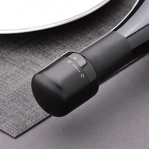 Vacuum Wine Stopper, Reusable Leakproof Bottle Sealer for Wine & Champagne