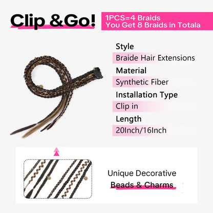 ✨ Festival Boho Braided Hair Extensions | 3 Ways to Style Your Dreadlock Hair