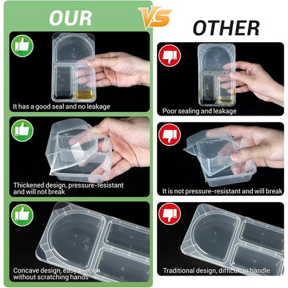 🍱20 Pack Reusable Snack Containers
