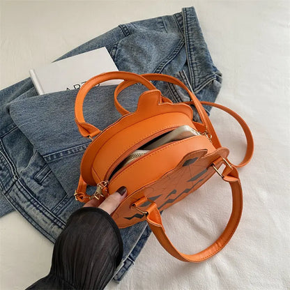 2026 Halloween Pumpkin Bag – Cute Crossbody & Shoulder Handbag for Women