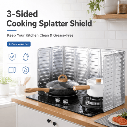 🎁Last Day Promotion 49% OFF🔥2-Pack Foldable Oil Proof Splatter Shield