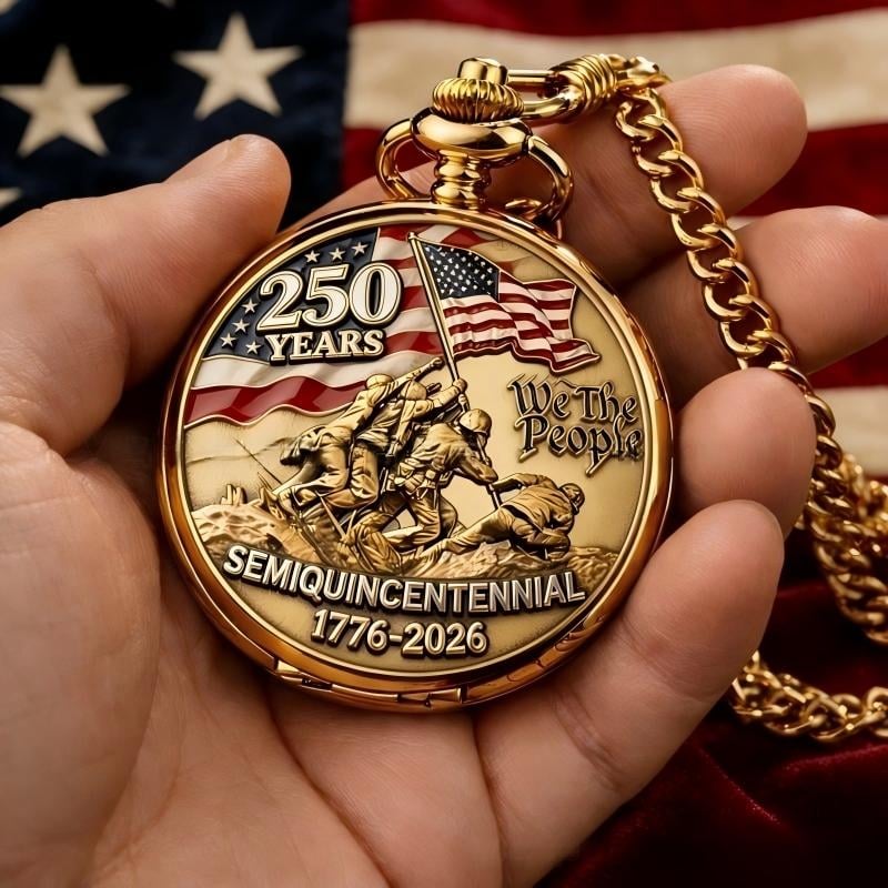 ⏳ ONLY 72 HOURS LEFT: USA 250TH POCKET WATCH — ⏳