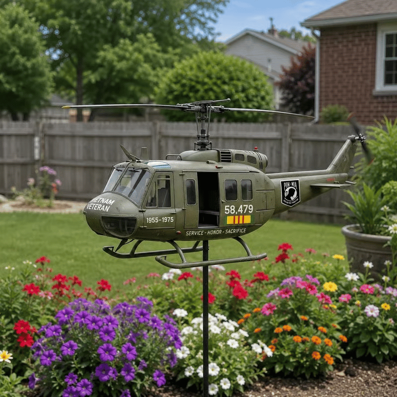 🔥Father's Day Special Offer: 49% OFF🎖️-Vietnam Veteran CH-47 Chinook Helicopter Wind Spinner ✈️Buy 2 Free Shipping Today!