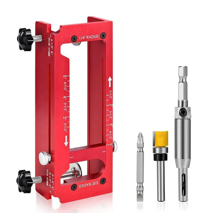 🔥HOT SALE🔥Adjustable Door Hinge Mortise Jig Kit