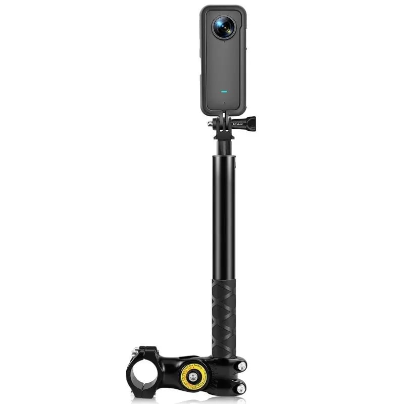 🏍📷 Motorcycle Handlebar Extendable Selfie Stick for Action Cameras