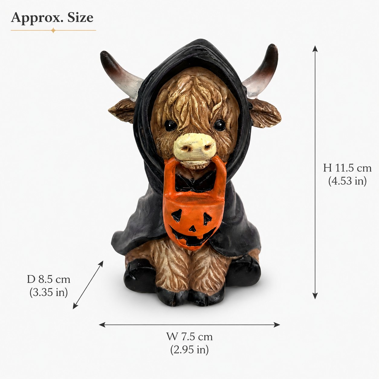 🎃🐮 Bring Home the Cutest Highland Cow Halloween Vibe