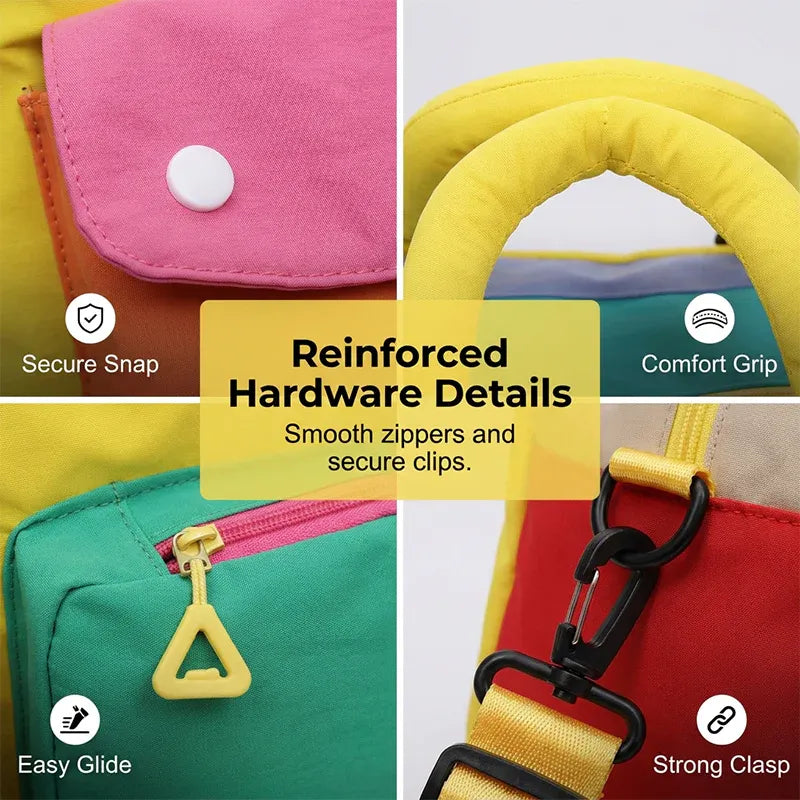 🏆LAST DAY SALE 49% OFF🔥Casual Color Block Overnight Bag