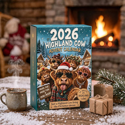 🐂🎁2026 Highland Cow Advent Calendar | Every Day Brings New Surprises(📦Buy 2 Free Shipping)