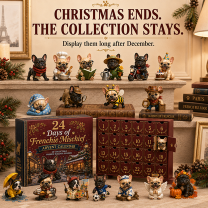 ⏰Christmas Early Bird 50% OFF-🎄🐶 2026 French Bulldog Advent Calendar – 24 Days of Frenchie Mischief