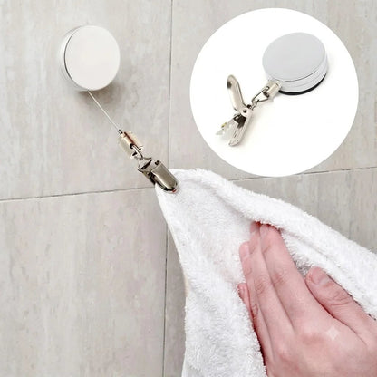 Retractable Towel Holder Clips