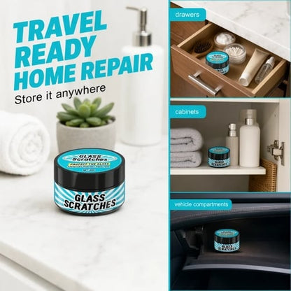 🔥 Multi-Purpose Glass Scratch Repair Paste – 30g, for Windows, Mirrors & Car Glass 🪟