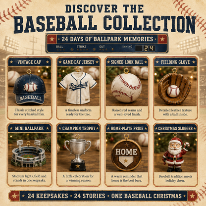 ⚾️Baseball Christmas Advent Calendar