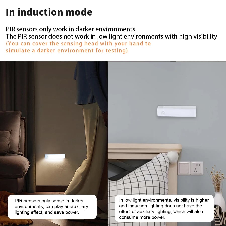 💡Punch-free Smart Sensor Magnetic Rechargeable LED Lights✈Fast Worldwide Shipping