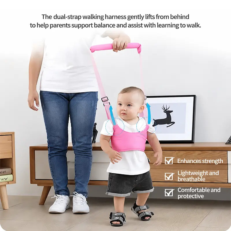 Baby Walking Assistant Safety Harness – Adjustable Toddler Walking Helper & Wings Care Belt