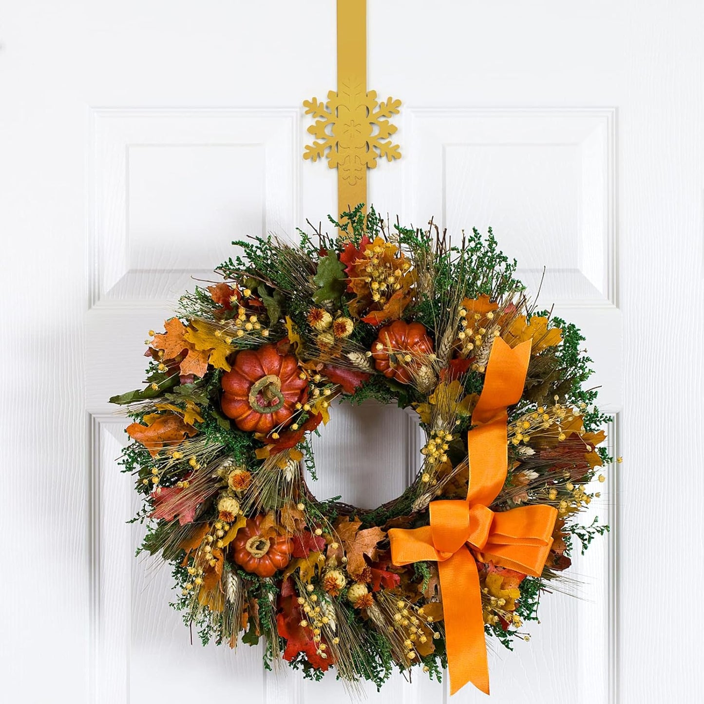 🎄 Metal Over The Door Wreath Hanger | Christmas Snowflake Tree Star Decor Hook🎅