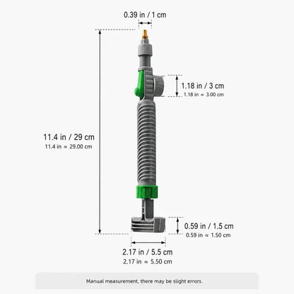 🌿 Bottle Mount Manual Sprayer Nozzle | Adjustable Brass Spray Head For Garden & Houseplant Care