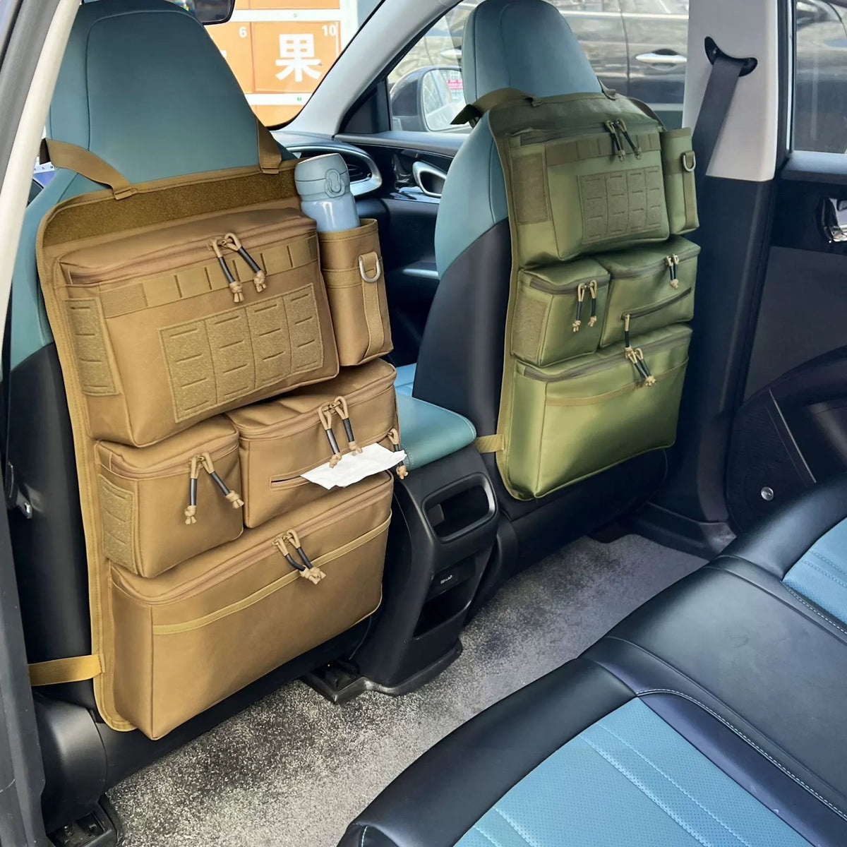 Tactical Multi-Functional Modular Car Seat Hanging Organizer Bag