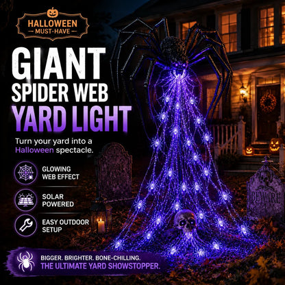 🎁Only Today 49% OFF 🔥 Halloween Spider Web Light Show🕷️